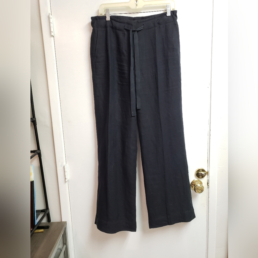 Talbots Black linen Slacks (Pants)